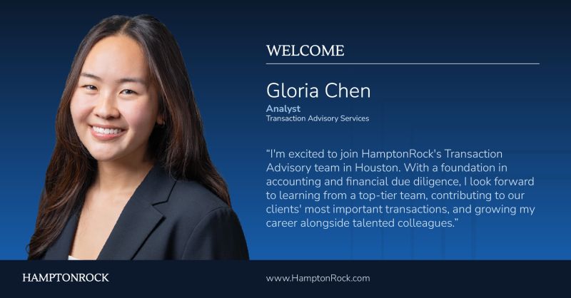 HamptonRock Hires Gloria Chen